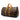 Brown Louis Vuitton Monogram Keepall Bandouliere 60 Travel Bag