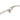 Silver Chanel CC Brass Strass Pendant Necklace