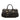 Black Prada Vitello Daino Trimmed Tessuto Zip Top Satchel