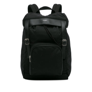 Black Saint Laurent Utilitarian Hunting Backpack