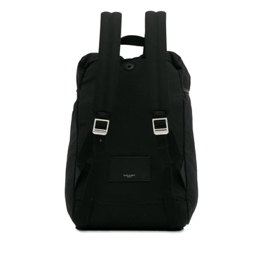Black Saint Laurent Utilitarian Hunting Backpack