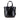 Black Saint Laurent Mini Toy Embossed Leather Shopping Tote Satchel - Designer Revival