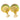 Gold Chanel CC Resin Embedded Camellia Shoe Gold Plated Clip On Earrings