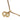 Gold Dior Gold Plated Rhinestone CD Logo Pendant Necklace