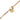 Gold Dior Gold Plated Rhinestone CD Logo Pendant Necklace