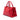 Red Bottega Veneta Medium Nappa Intrecciato Roma Tote