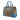 Brown Prada Saffiano Trimmed Canvas Canapa Logo Double Zip Satchel