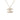 Gold Chanel CC Brass and Strass Pendant Necklace