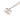 Gold Chanel CC Brass and Strass Pendant Necklace