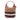 Brown Burberry Medium Mega Check Canvas Ashby Bucket Bag Satchel