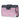Pink Prada Saffiano Trimmed Metallic Vitello Cahier Bag