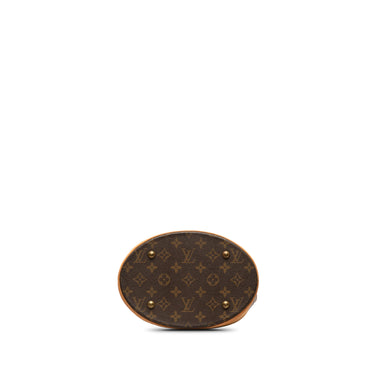 Brown Louis Vuitton Monogram Petit Bucket - Designer Revival