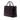 Black Prada Spazzolato Leather Geometric Applique Briefcase Business Bag