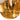 Gold Chanel CC Gold Plated Clover Clip On Earrings