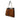 Brown Gucci Large Suede Web Rajah Tote