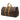 Brown Louis Vuitton Monogram Keepall Bandouliere 60 Travel Bag