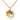 Gold Chanel Gold Plated Leo Lion Sun Medallion Necklace