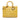 Yellow Dior Large Patent Cannage Lady Dior Satchel