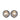 Gray Chanel CC Faux Pearl Strass Clip On Earrings