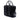 Black Prada Saffiano Trimmed Tessuto Business Bag
