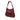 Red Gucci Horsebit Embossed Calfskin Hobo