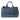 Blue Prada Denim Canapa Logo Tote Satchel