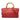 Red Gucci Medium Calfskin Bamboo Shopper Satchel