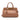 Brown Prada Glace Calf Frame Satchel