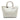 Silver Dior Medium Woven Iridescent Calfskin Soft Lady Dior Handbag