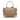 Brown & Gold Gucci GG Canvas Sukey Satchel