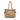 Brown LOEWE Large Calfskin Flamenco Knot Clutch Tote Bag