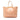Pink Fendi Medium Zucchino Canvas Roll Tote