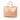 Pink Fendi Medium Zucchino Canvas Roll Tote