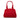 Red Chanel CC Quilted Jersey Frame Handbag