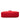 Red Chanel CC Quilted Jersey Frame Handbag