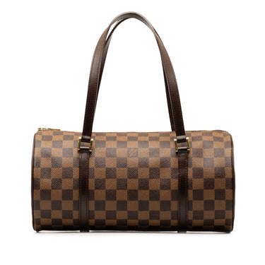 Brown Louis Vuitton Damier Ebene Papillon 30 Handbag - Designer Revival