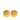 Gold Chanel Gold Plated CC Round Clip on Earrings