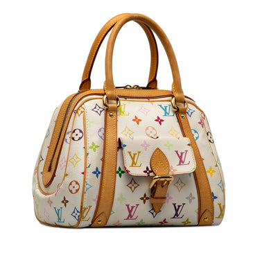 White Louis Vuitton Monogram Multicolore Priscilla Handbag - Designer Revival