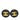 Black Chanel Resin Quilted CC Button Clip On Earrings - Designer Revival