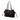 Black Prada Tessuto Canapa Logo Tote