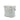 White Chanel CC Metallic Calfskin Vanity Bag