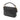 Black Fendi Mini Zucca Embossed Leather Baguette Satchel
