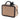 Brown Chanel Small Bicolor Caviar CC Filigree Vanity Case Satchel