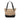Brown Burberry Haymarket Check Canvas Handbag