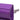 Purple Gucci Small Embroidered Calfskin Tiger Strawberry Padlock Crossbody - Designer Revival