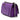 Purple Gucci Small Embroidered Calfskin Tiger Strawberry Padlock Crossbody - Designer Revival