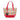 Brown Burberry Haymarket Check Canvas Handbag