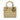 Brown Dior Medium Patent Cannage Lady Dior Satchel