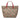 Beige Gucci Childrens GG Supreme Ribbon Tote