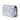 Silver Dior Microcannage Patent Diorama Crossbody Bag